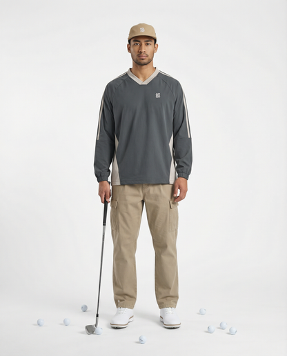 Motion Golf Flag V-Neck Windbreak