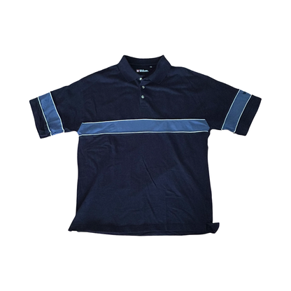 Wilson 90s Blue Striped Polo - XL