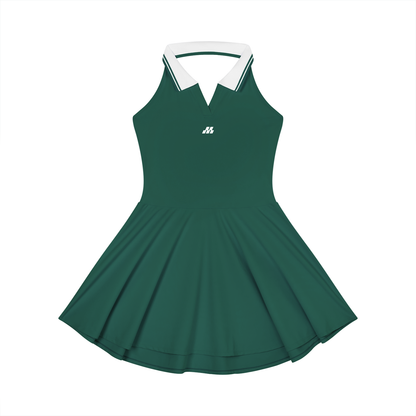 Motion Golf Collared Halter A-Line Dress