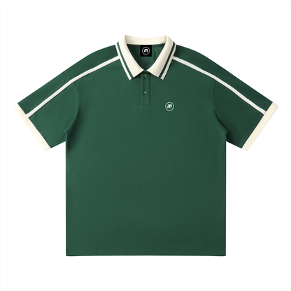 Motion Golf Birdie Contrast Piping Polo