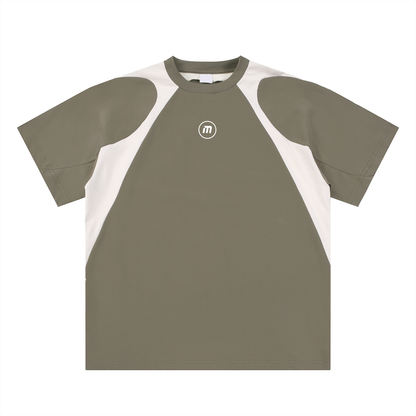Motion Golf Birdie Contrast Panel T-Shirt