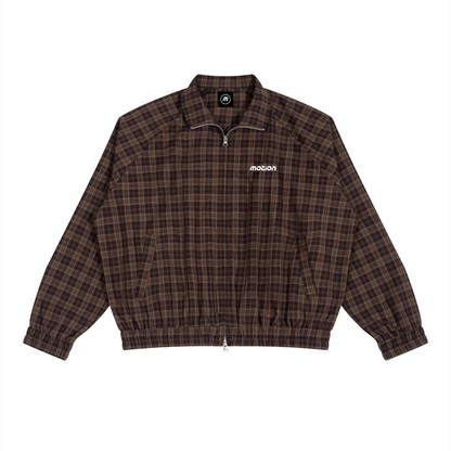Motion Golf Club Plaid Track Jacket