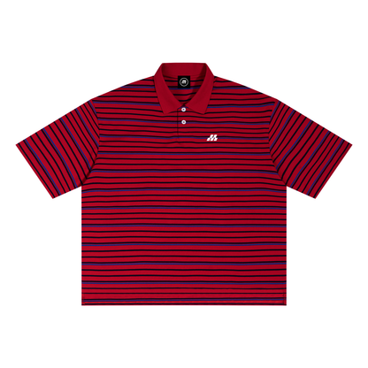 Motion Golf Striped Boxy Polo