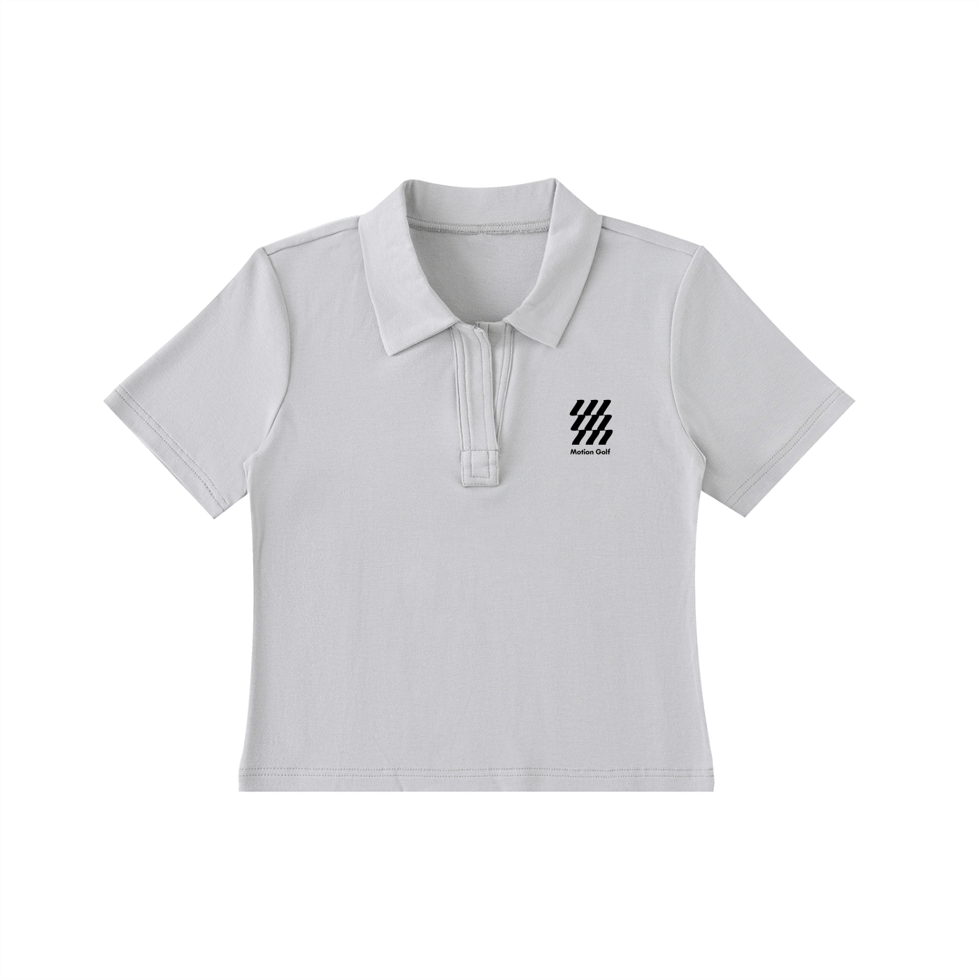 Bodycon Short Sleeve Polo Shirt