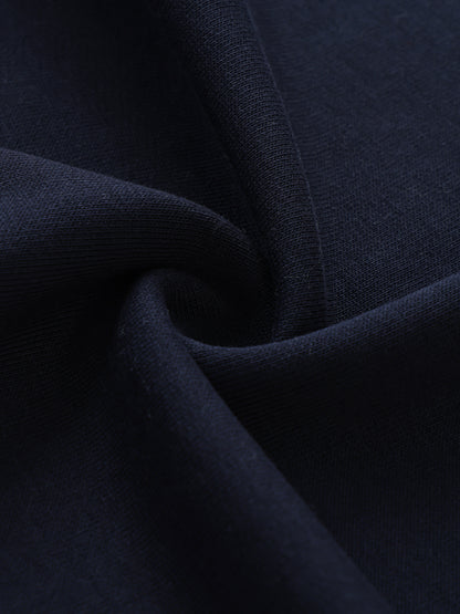 Motion Golf Contrast Striped Lapel Collar Sweatshirt