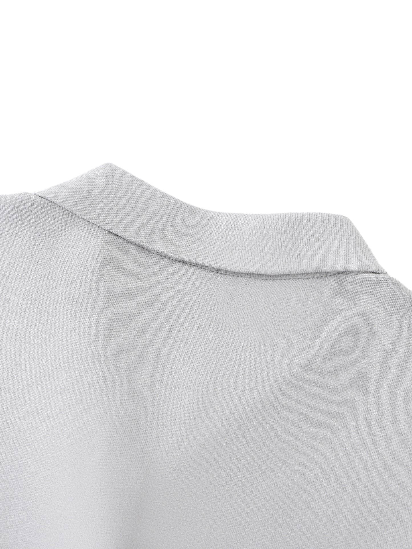 Bodycon Short Sleeve Polo Shirt